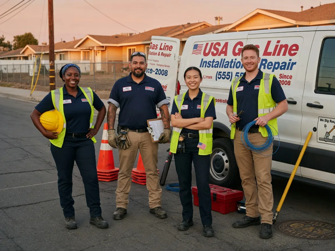 Gas Line Installation company in Mount Auburn, IL