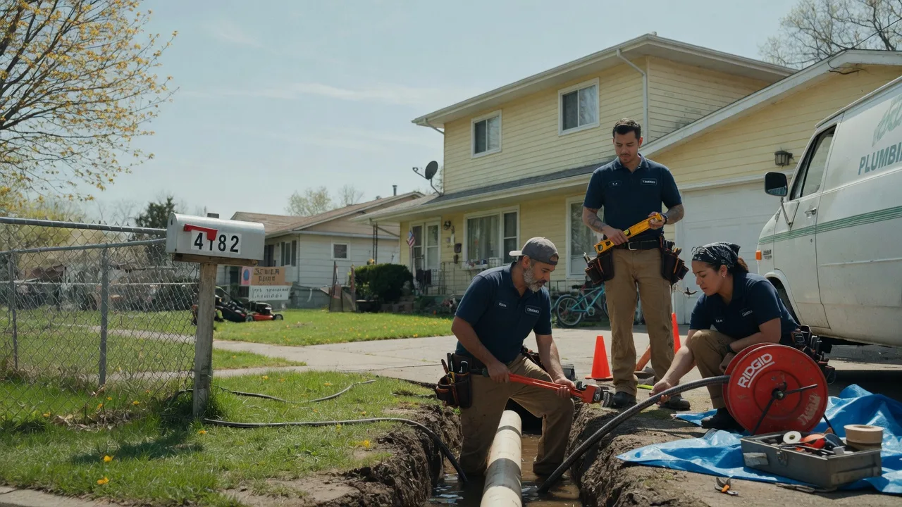 Gas Line Repair in Mount Auburn, IL near me